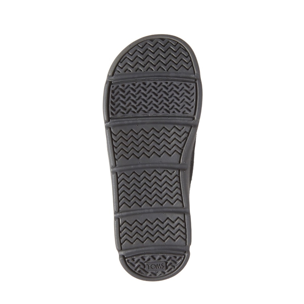 ✨NIB✨ TOMS Ivan Black Suede Oxford Sneaker TINY 8 - Picture 6 of 6